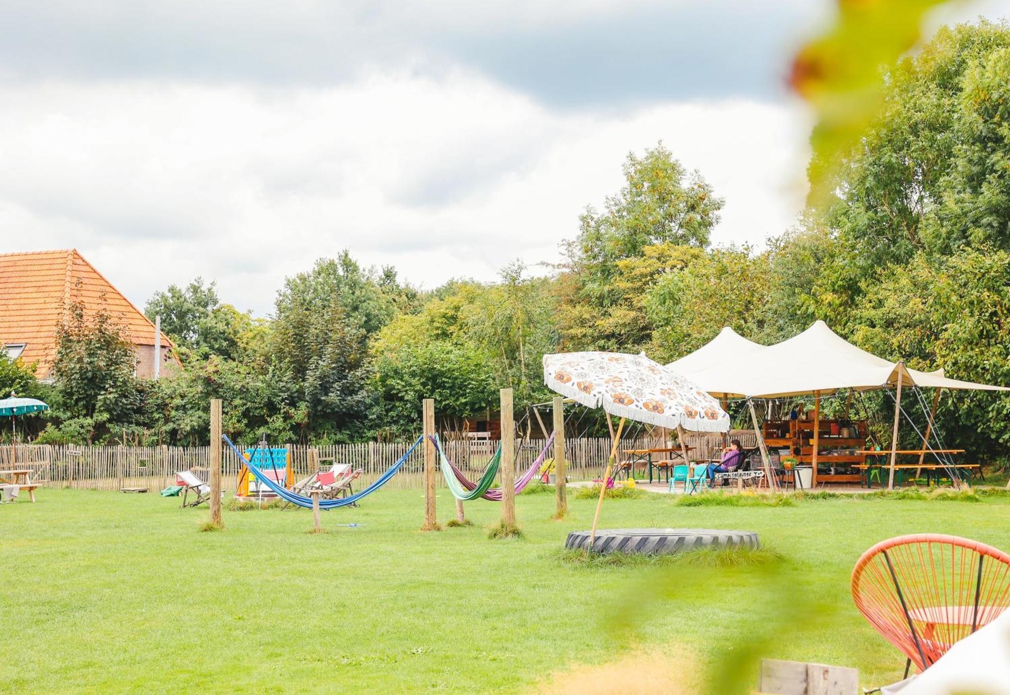 Campo de lujo Wereldse Bell Tenten Met Alpaca's